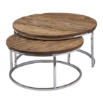 salontafel-sleeper-wood-zilver-set-van-2-rond